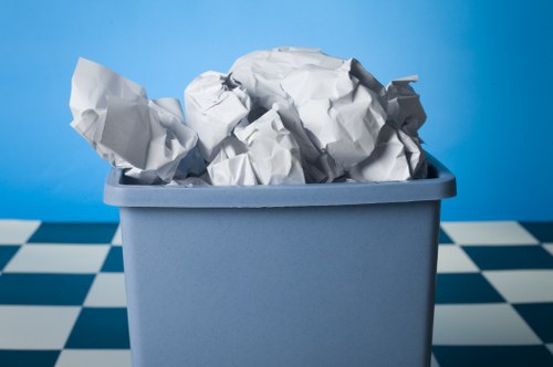 Professional team managing builders waste clearance