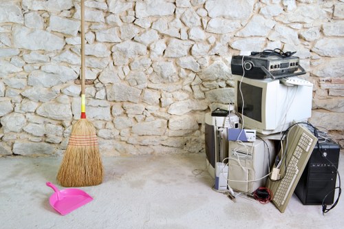 Professional waste management team