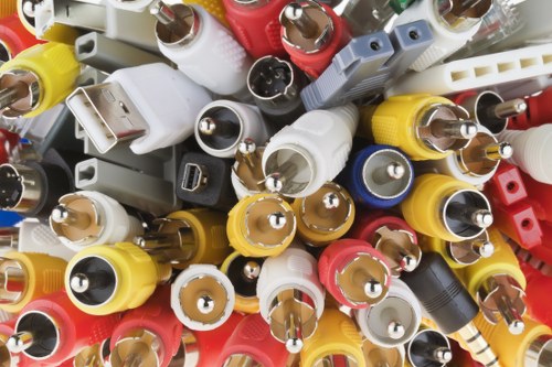 Reusable garden items and compost piles at community hub